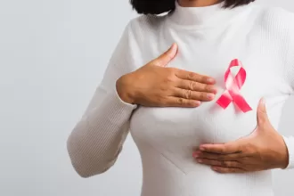 Image promoting Breast Cancer Awareness Month, highlighting lumpectomy, mastectomy, and reconstructive surgery options.